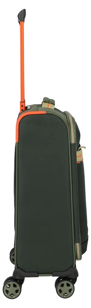 Trolley travelite Color Craze 4W robuste en vert foncé format 55 cm