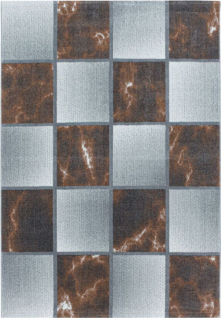 Kurzflor Teppich Oro rechteckig, Farbe: Kupferfarbe, Größe:140x200 cm