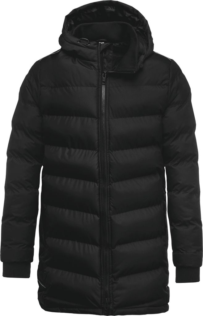 Proact Herren Parka Winterjacke Mantel Feldjacke Winter Steppjacke, Größe:2XL, Farbe:Schwarz
