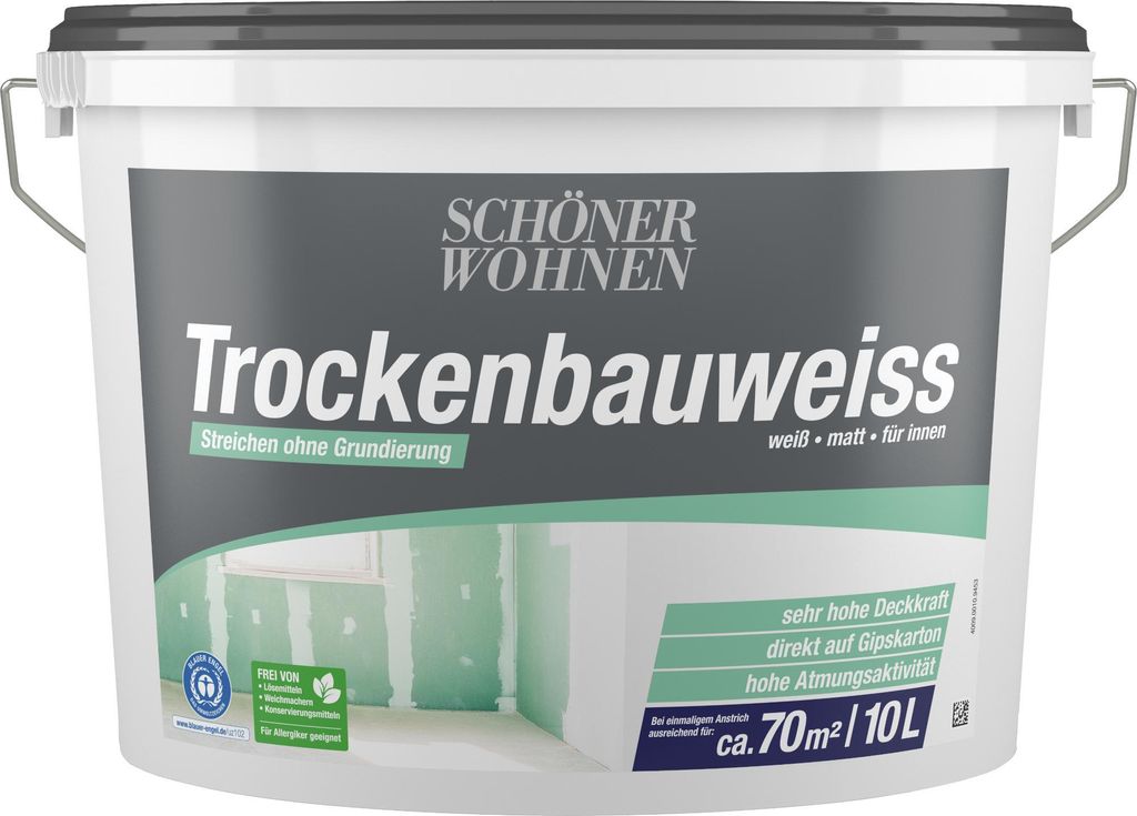 Schöner Wohnen Trockenbauweiss 10,0 Ltr. Produktbild 