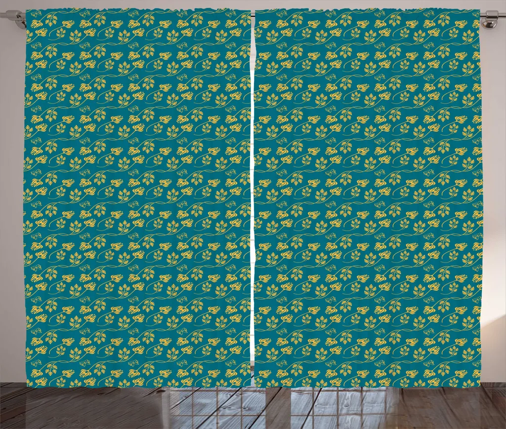 Rideaux Salon 280x225 cm pour Décoration Rustique et Orientale