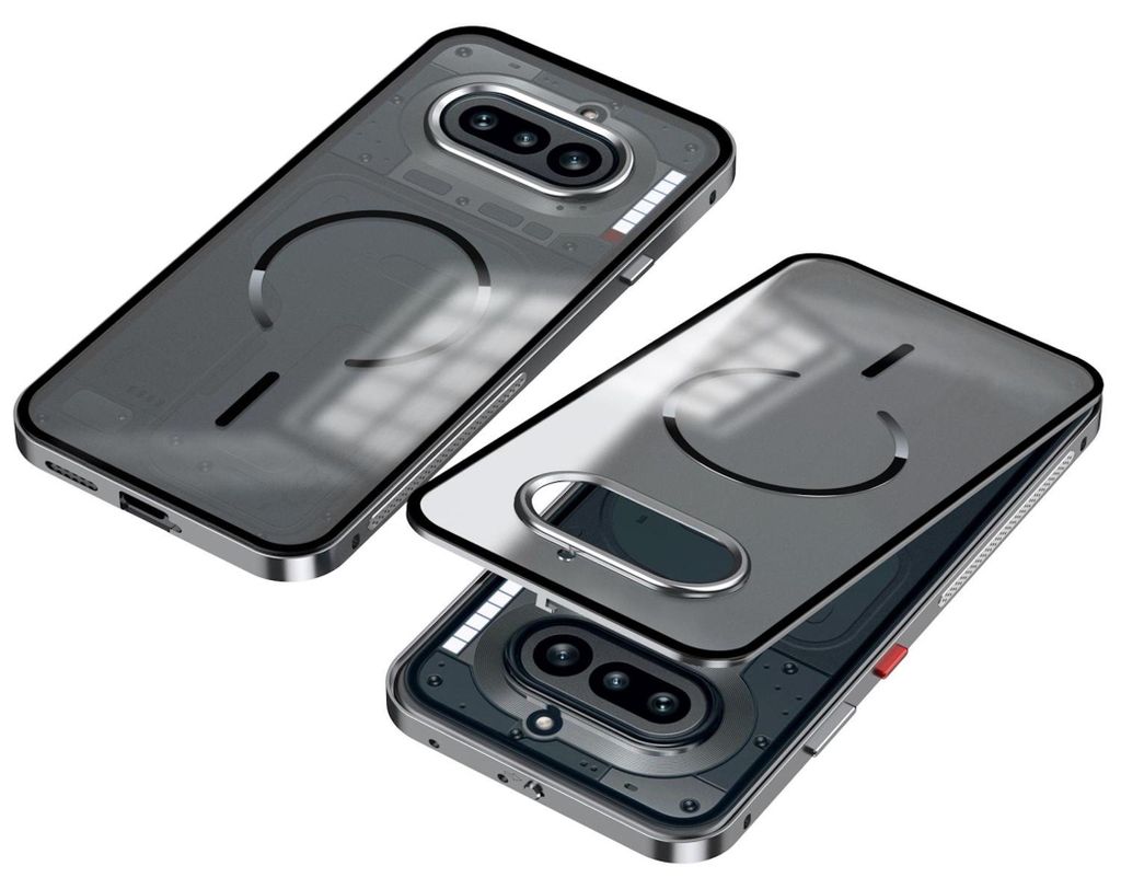 Metall Rahmen Hülle für Nothing Phone 4a Magnetisch Matt MagSafe Snap Verschluss