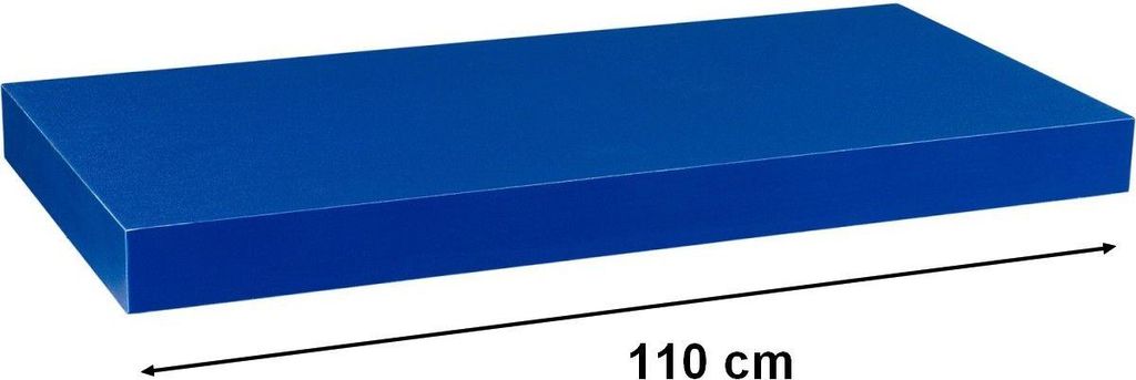 Stilista Nástěnná police Volato 110 cm, modrá Obrázek produktu 