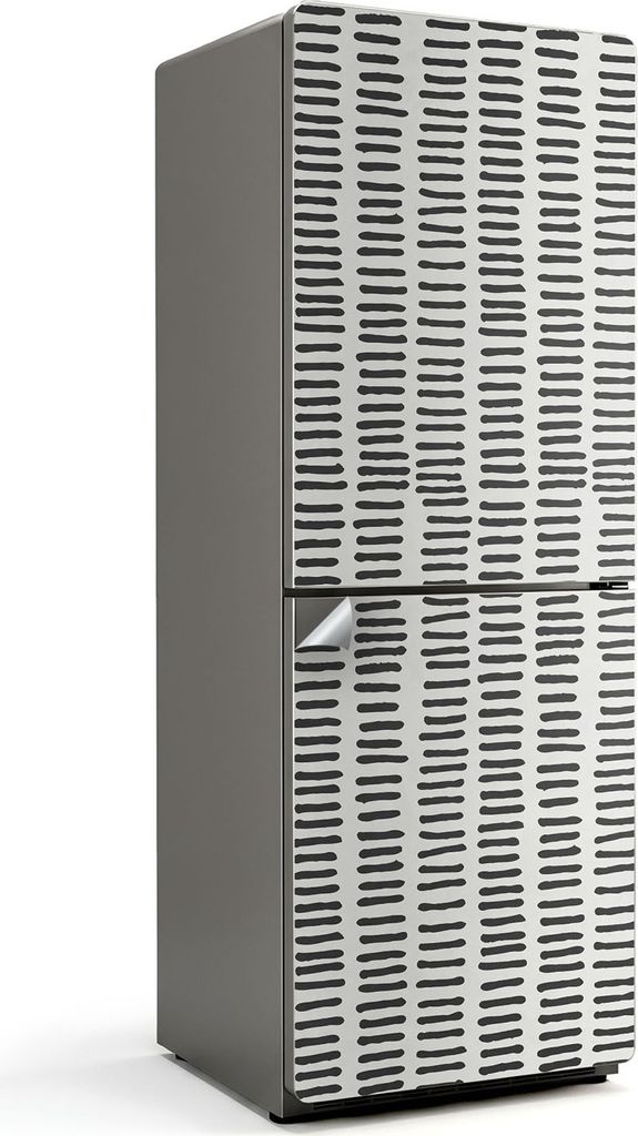 Abstrakte geometrische Figuren – Kühlschrank Aufkleber – Klebefolie Kühlschrank – Kühlschrank Dekor – Kühlschrankfolie selbstklebend ...