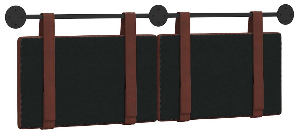 vidaXL Hängevorderseite Glänzendes Braun 150 x 55 x 5 cm Antikes PU