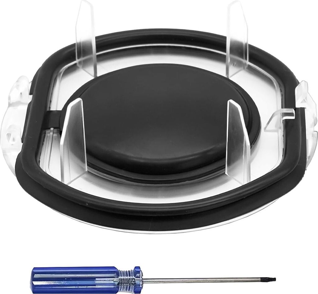 Staubbehälter Deckel mit Dichtungsring, Staubsauger ZubehöR für Dyson, Ersatzteile Deckel mit Schraubendreher, Motor-Heckabdeckung für Dyson V6...