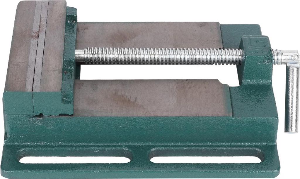 Maschinenschraubstock, einfaches Schreinerwerkzeug, Holzbearbeitungszubehör, amerikanischer Schraubstock mit dicken Backen, Gusseisen, 5 Zoll
