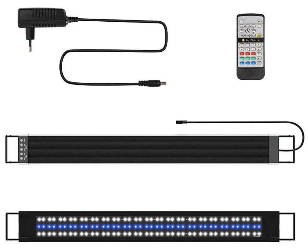 Éclairage LED pour aquarium Ikodm, avec télécommande, lampe Image du produit 