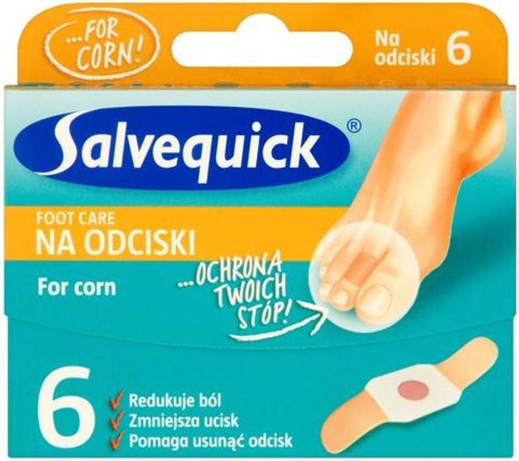 Salvequick Hornhautpflaster, 6 Stück Produktbild 