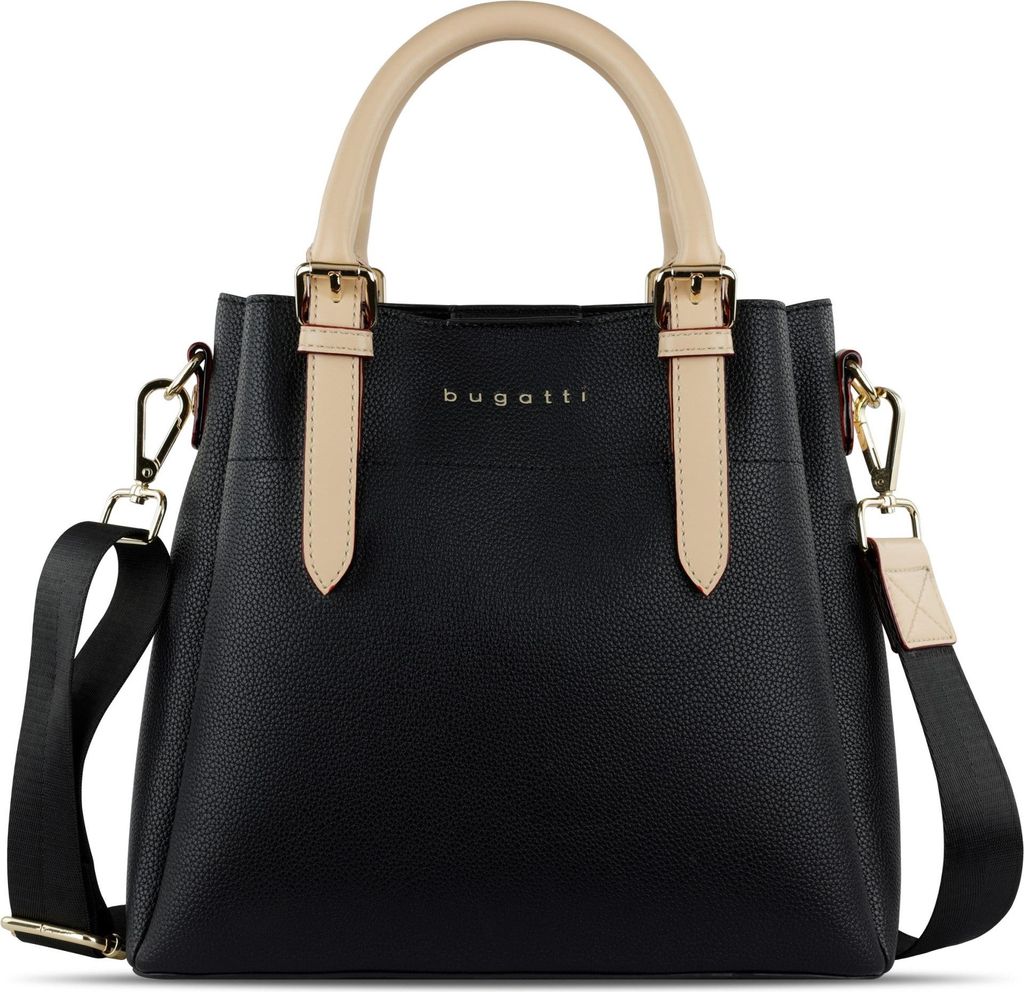 bugatti Handtasche Umhängetasche Ella Top Handle Black Produktbild 