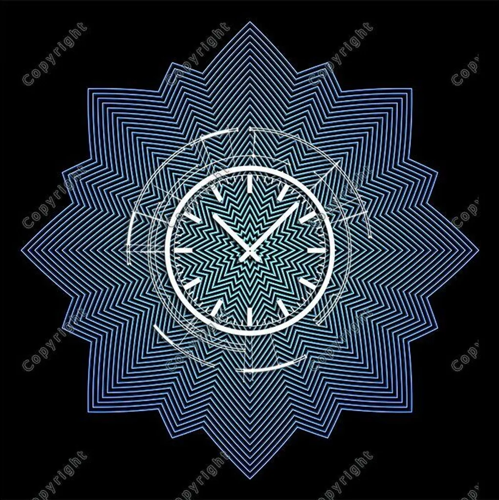 Horloge murale 40cm pour décoration bureau et maison moderne Dixtime
