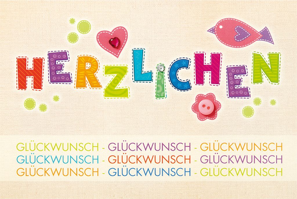 Allgemeine Wünsche - PopUp-Card - Klappkarte mit 3D-Innenleben