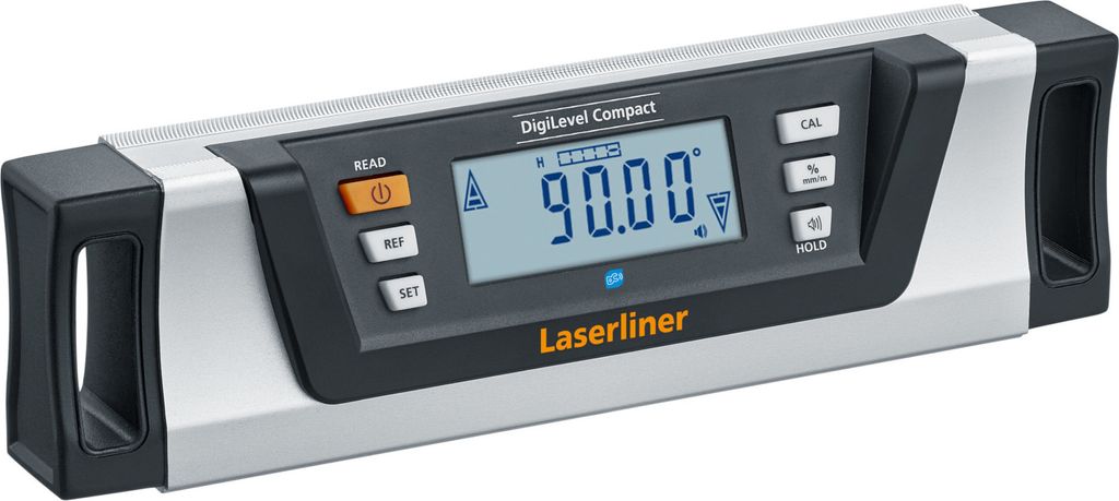 Laserliner DigiLevel Compact, Taschenebene, Schwarz, Metallisch, 0,5 mm/m, AAA, 1,5 V, -10 - 50 °C