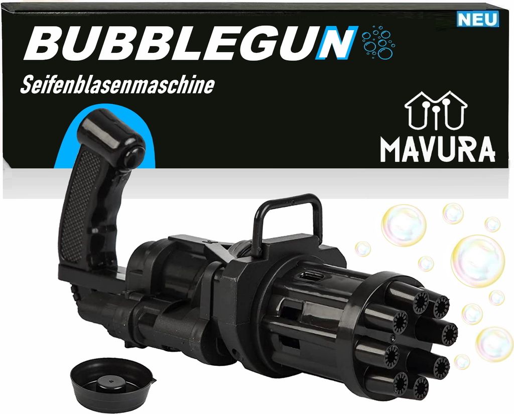 BUBBLEGUN MiniBubbleGun Seifenblasenmaschine Produktbild 