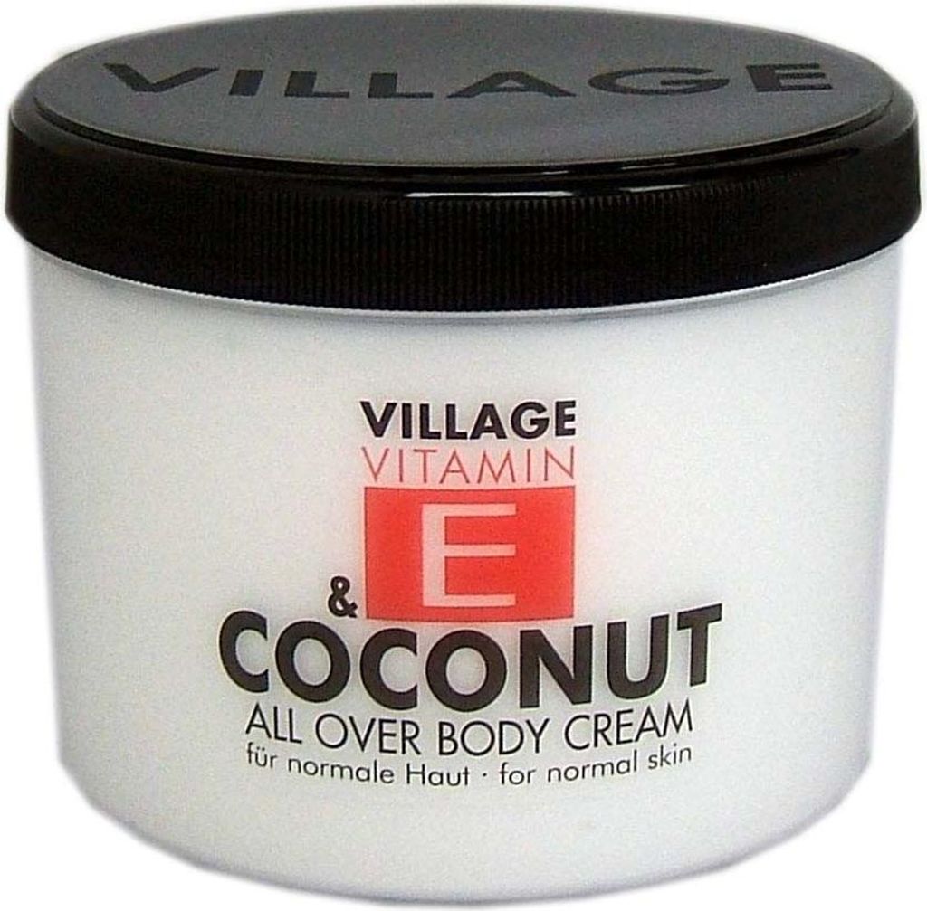 Village Cosmetics Bodycream Vitamine E Coconut Crème pour Image du produit 
