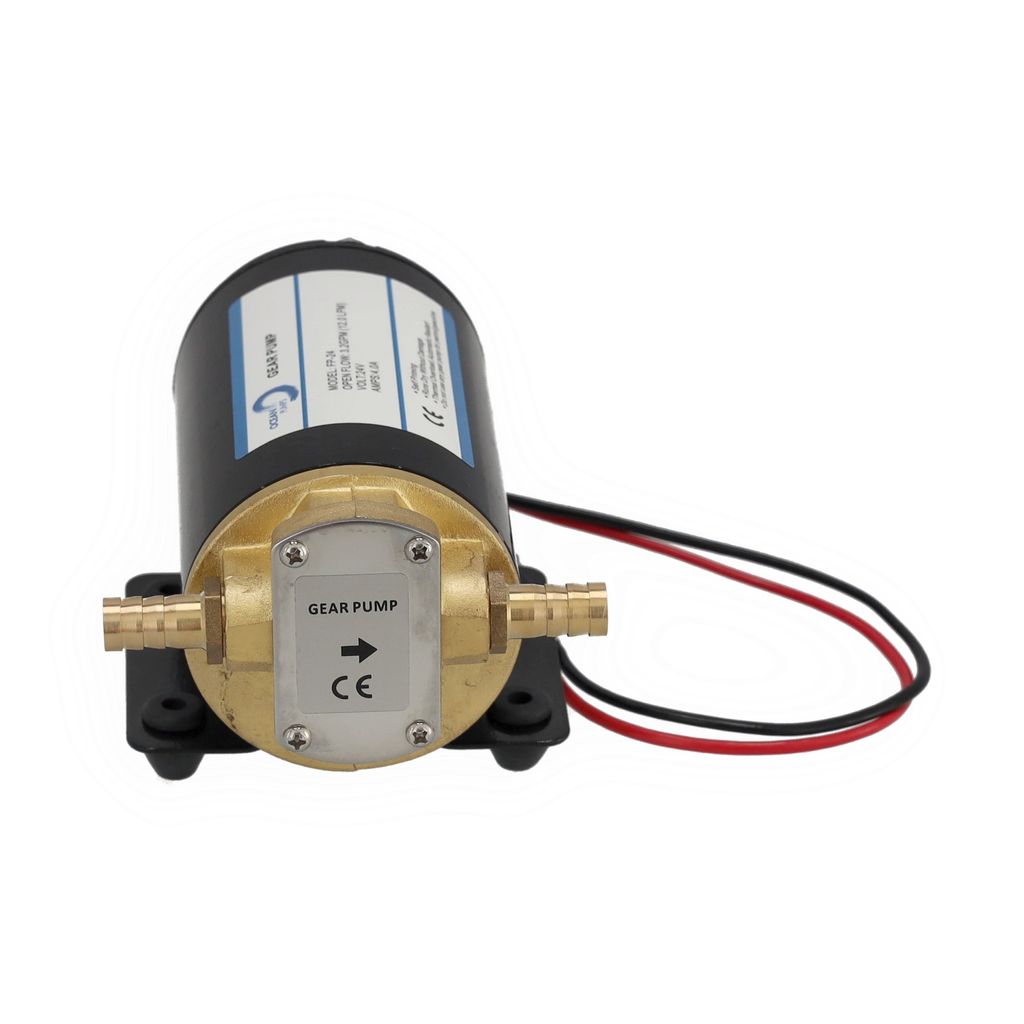 Selbstansaugende Zahnradpumpe/Ölpumpe, 12 V, 12 l/min, zum pumpen & absaugen von Diesel, Öl, Schmiermittel