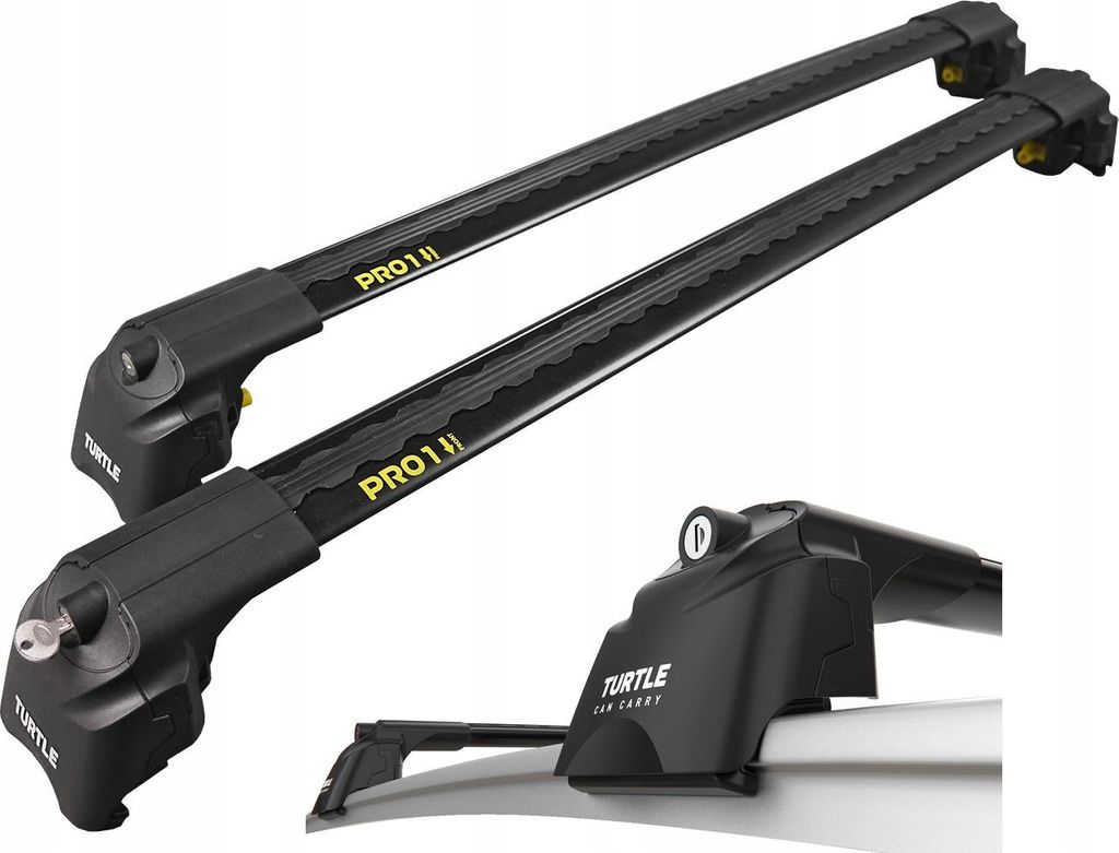 Turtle Air2 Air-2 Low Base Dachgepäckträger Schwarz 98/98