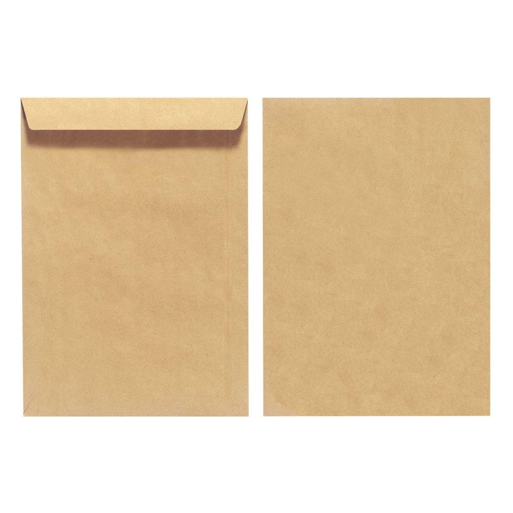 Herlitz Versandtasche DIN C4 ohne Fenster braun 10 Versandtaschen