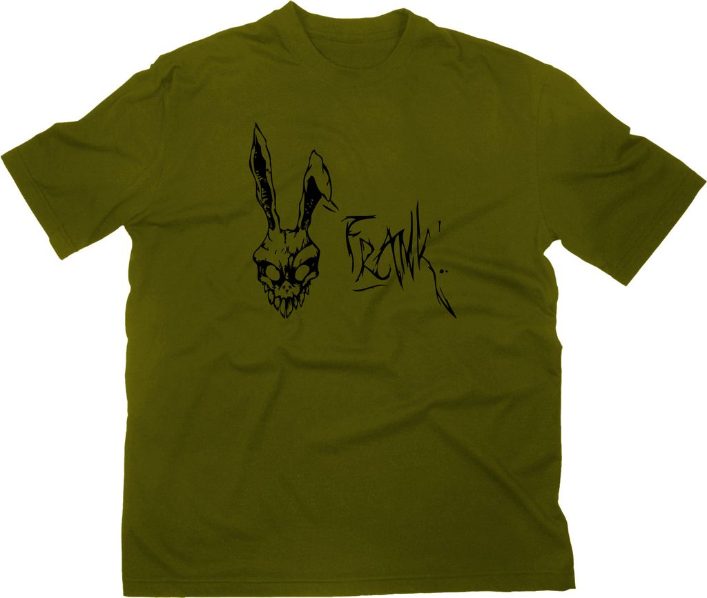 Styletex23 T-Shirt Donnie Darko Frank Kult, Oliv, S