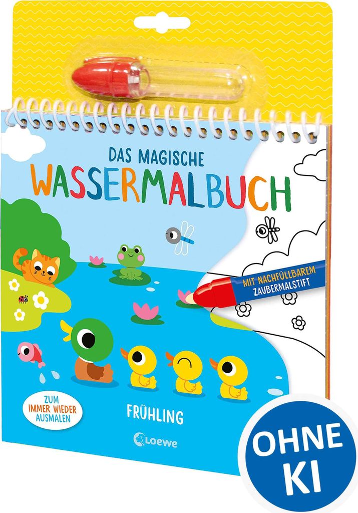 Das magische Wassermalbuch - Frühling Produktbild 