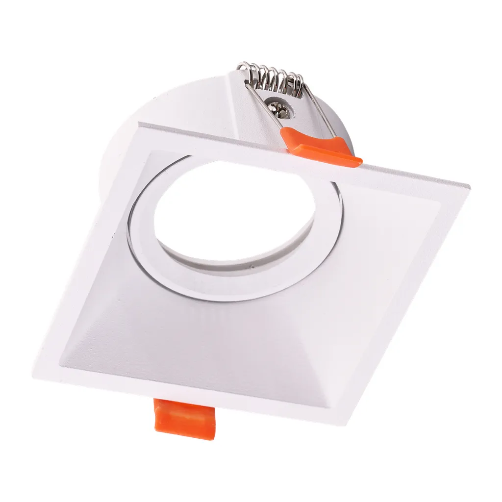 Quadrato, mobile 1Xgu10 Ip20 Bianco, plafoniera da incasso Plafoniera da soffitto