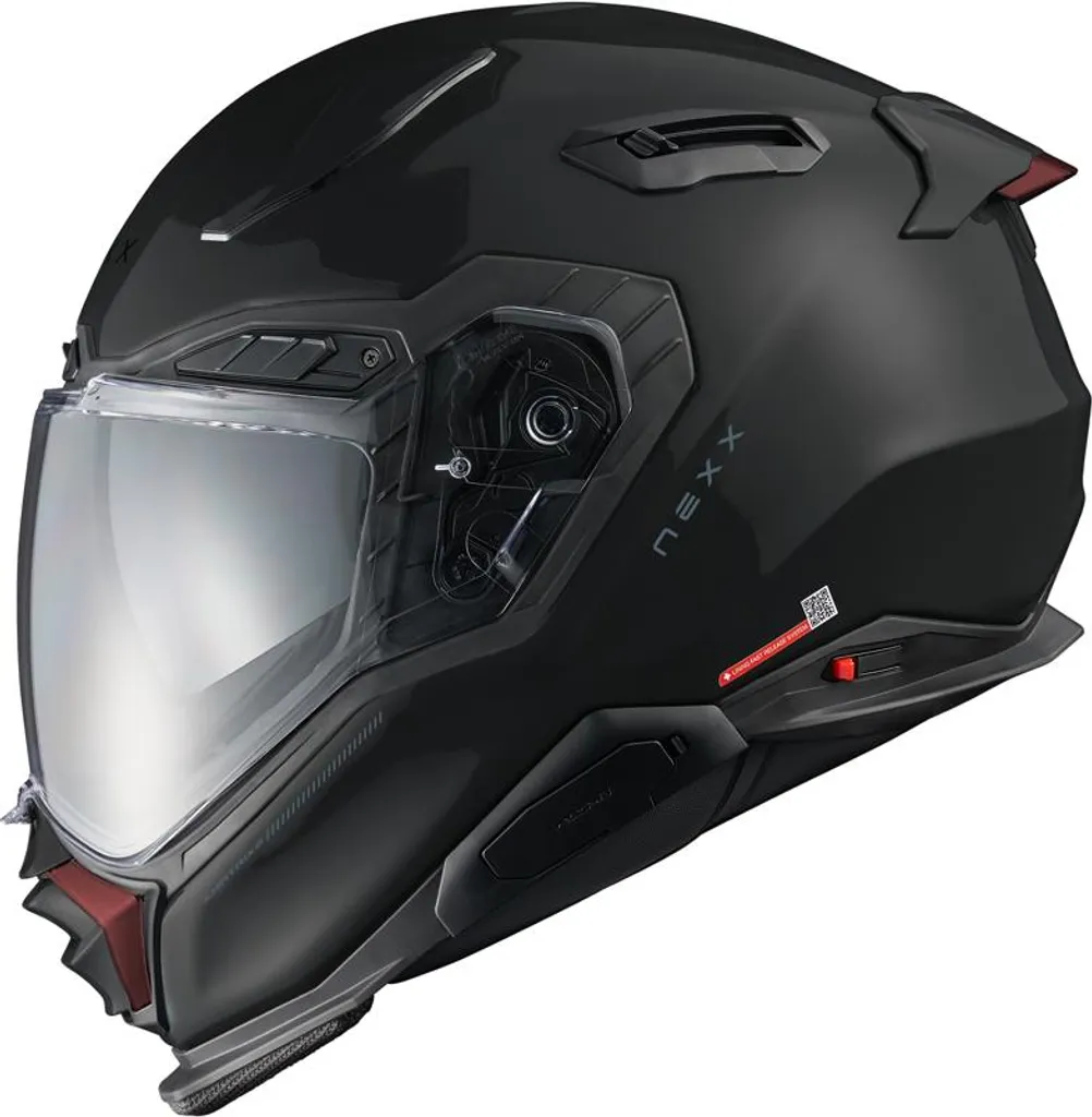 Nexx X.WST3 Plain Noir Mat - Casque de Moto Intégral Homologué ECE 22.06