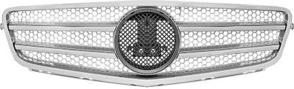 Calandre DIEDERICHS 1672441 pour MERCEDES-BENZ Classe C W204 Chrome