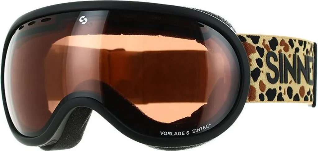 Sinner S Modèle Lunettes de Ski Noir Double Ecran Orange Ventilé CAT2