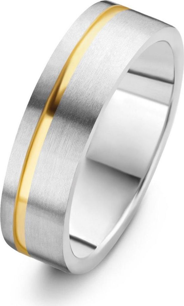 Danish Design - Ring - Damen - IJ135R2-61 - Stege - Titanium - Weite 61