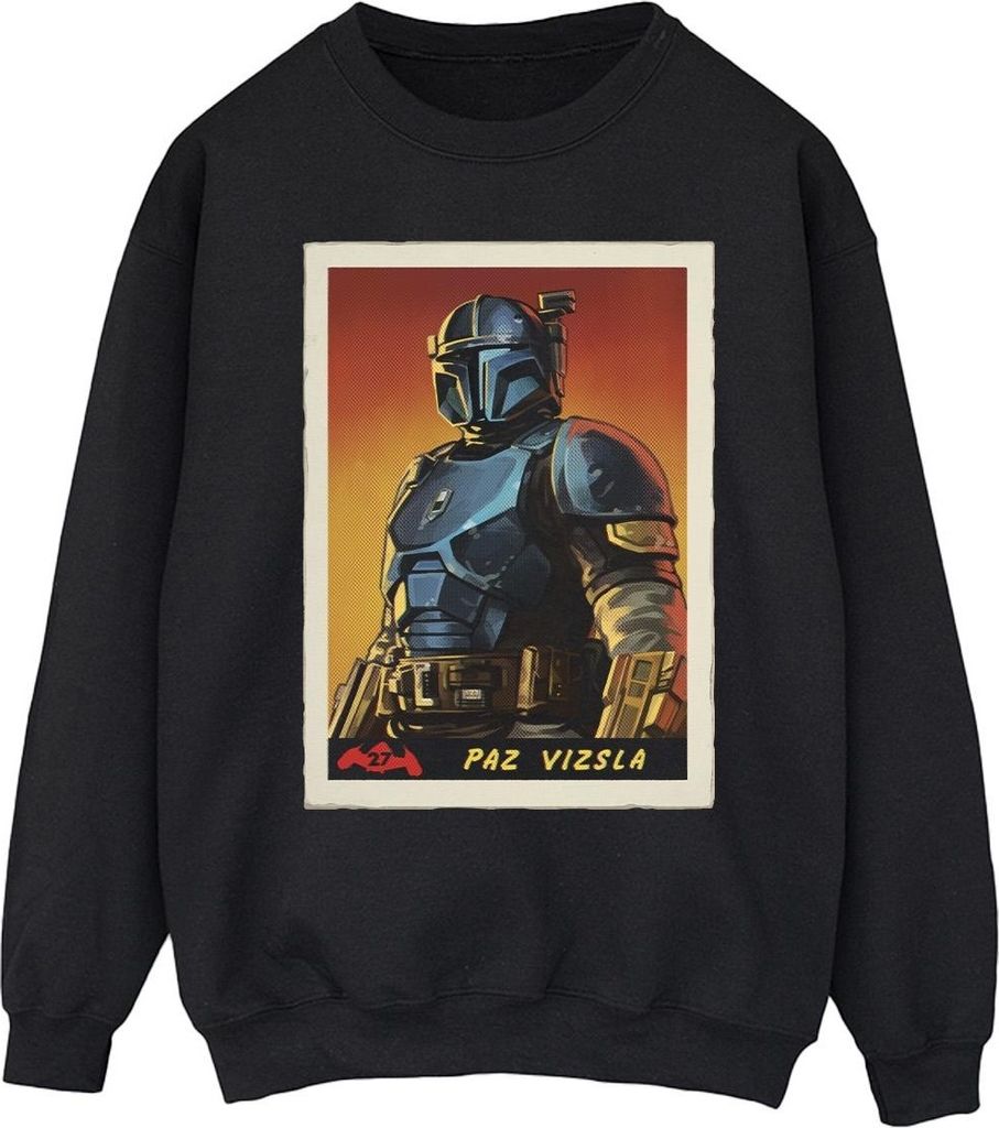 Star Wars - "The Mandalorian" Sweatshirt für Herren BI46685 (XL) (Schwarz)