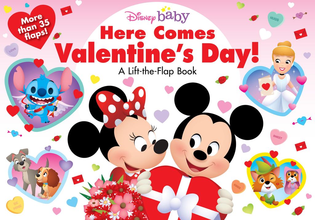 Disney Baby: Here Comes Valentine's Day!: A Lift-the-Flap Book
