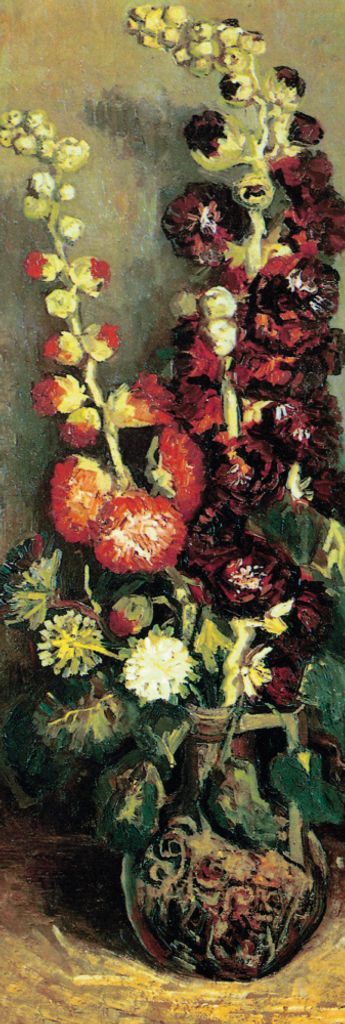 Vincent Van Gogh Kunstdruck Bild - Vase Mit Malven, 1886 (158 x 53 cm)