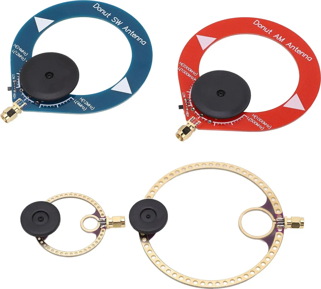 Antenne de Réception Radio Ondes Courtes pour Voyage et Maison 4pcs