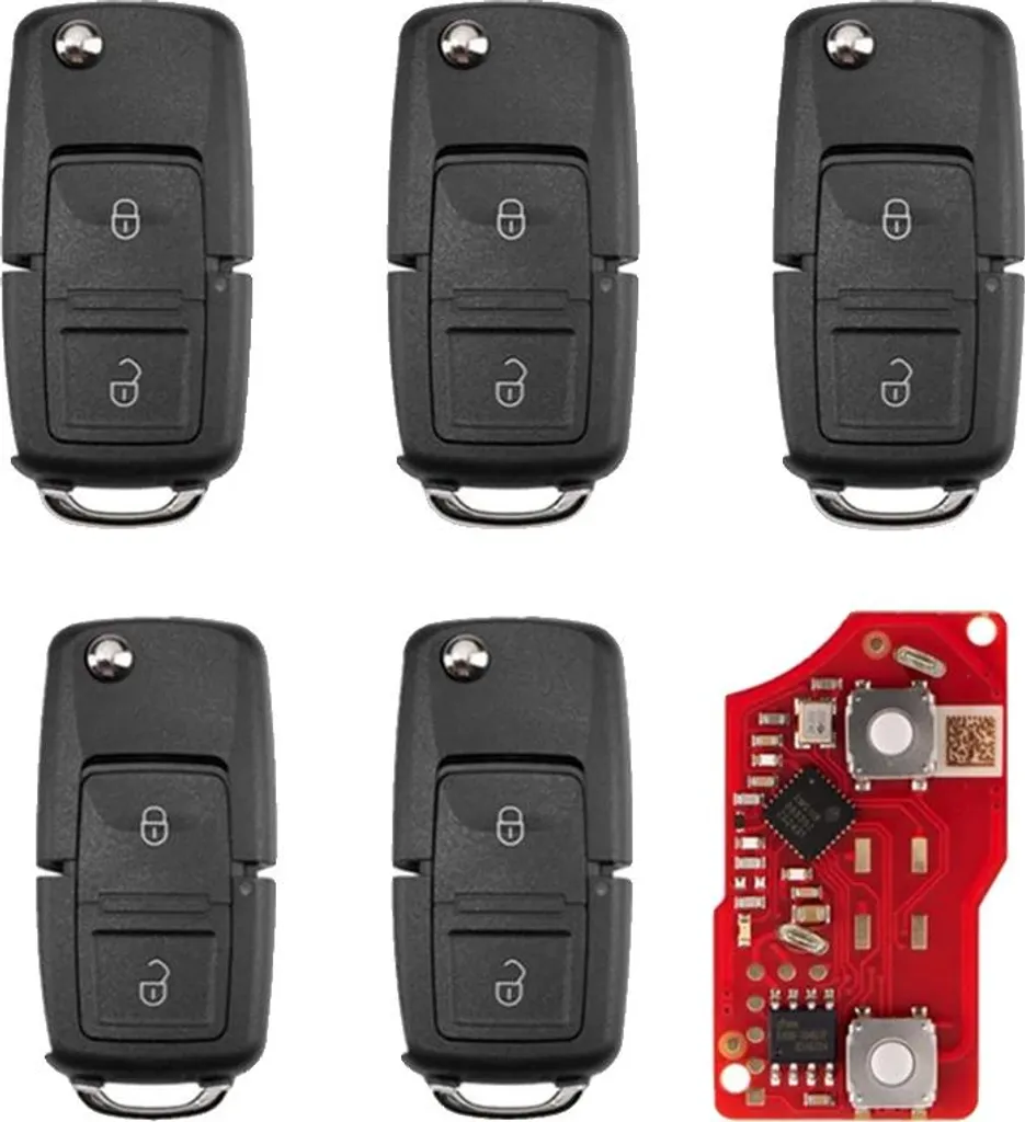 Télécommande de remplacement B5 pour clé auto pliante plastique CR2032