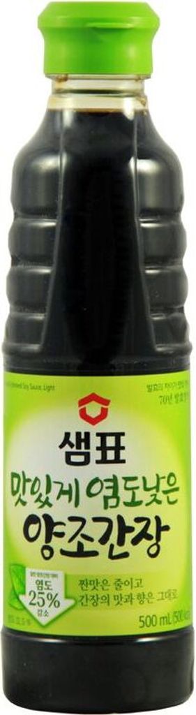 SEMPIO Sojasauce Salzreduziert 500ml | Koreanische Sojasoße | Sojasauce mit weniger Salz