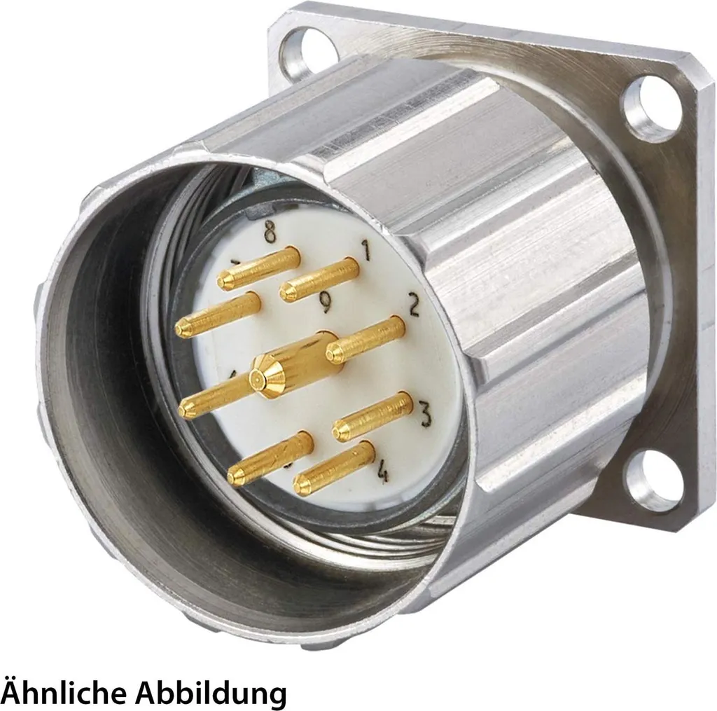 SET HUMMEL incl. contatti M23 Connettore di segnale, inserto a saldare diritto Numero di poli 16 poli, spina con dado zigrinato