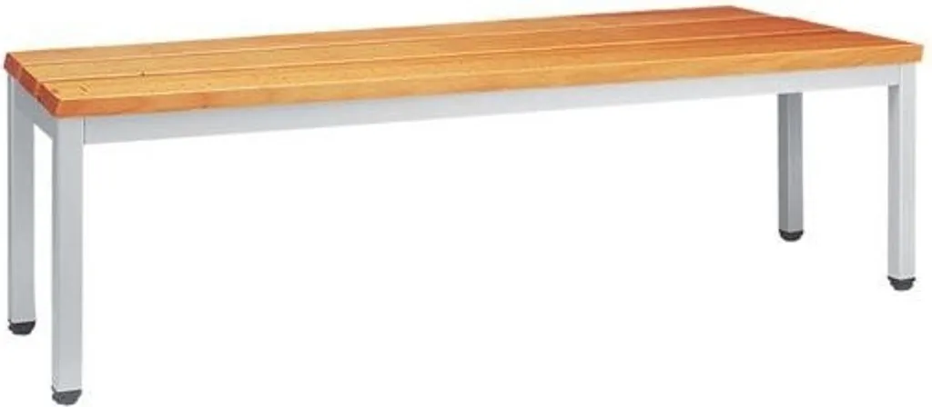 Banc en bois massif verni pour vestiaire Modèle V-200 robustesse pro