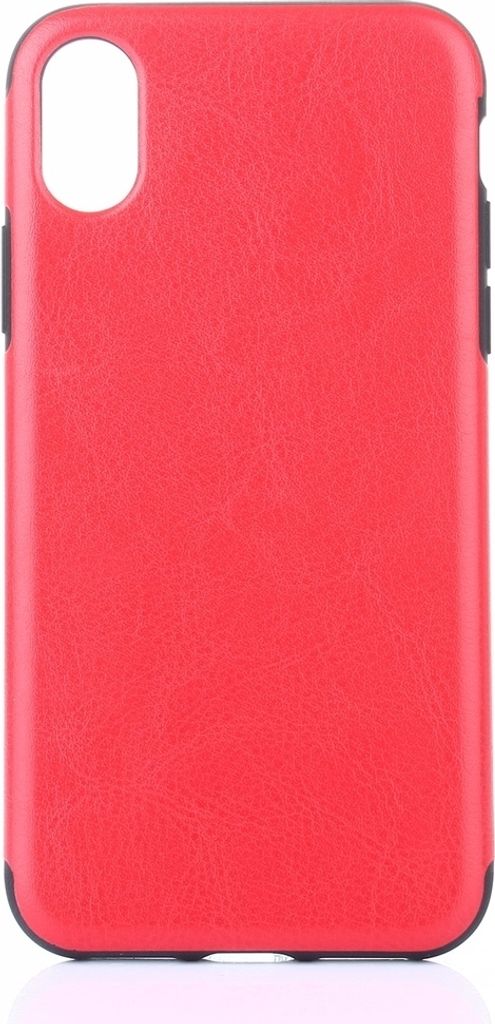 Mobigear Excellent iPhone XS Max Hülle Flexibles TPU Backcover - Rot