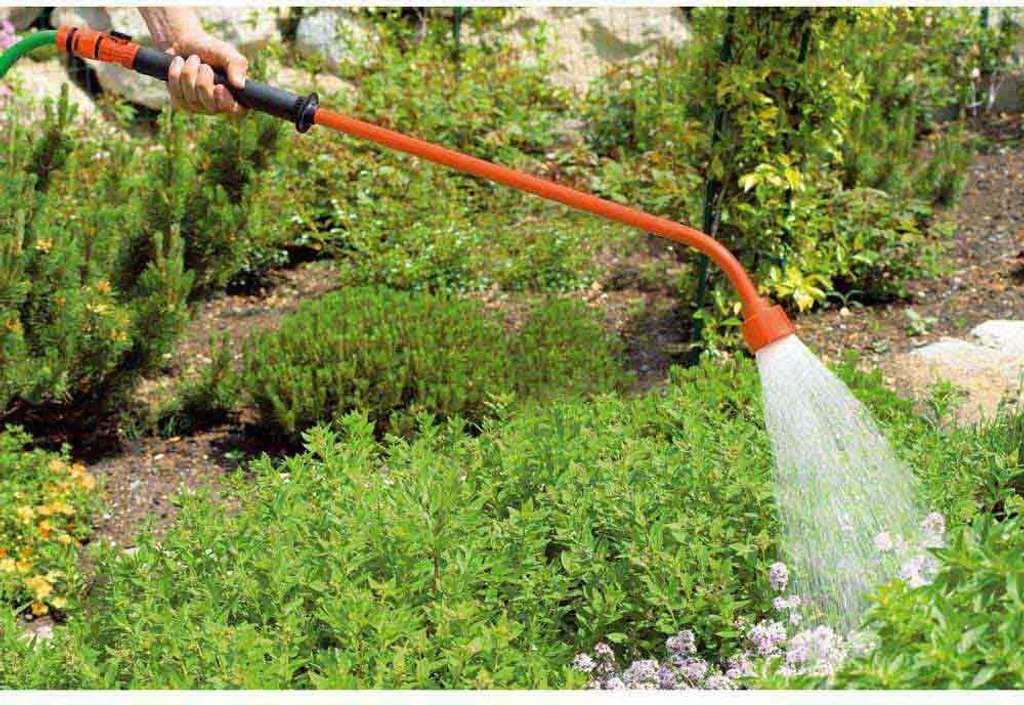 Lance d'arrosage 92 cm pour arroser en hauteur Stocker Orange Idéal