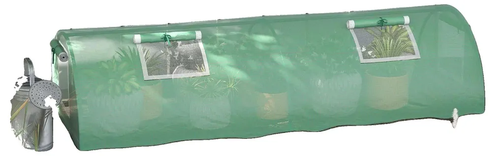 Mini-serre de jardin pour protéger les semis, modèle tunnel robuste