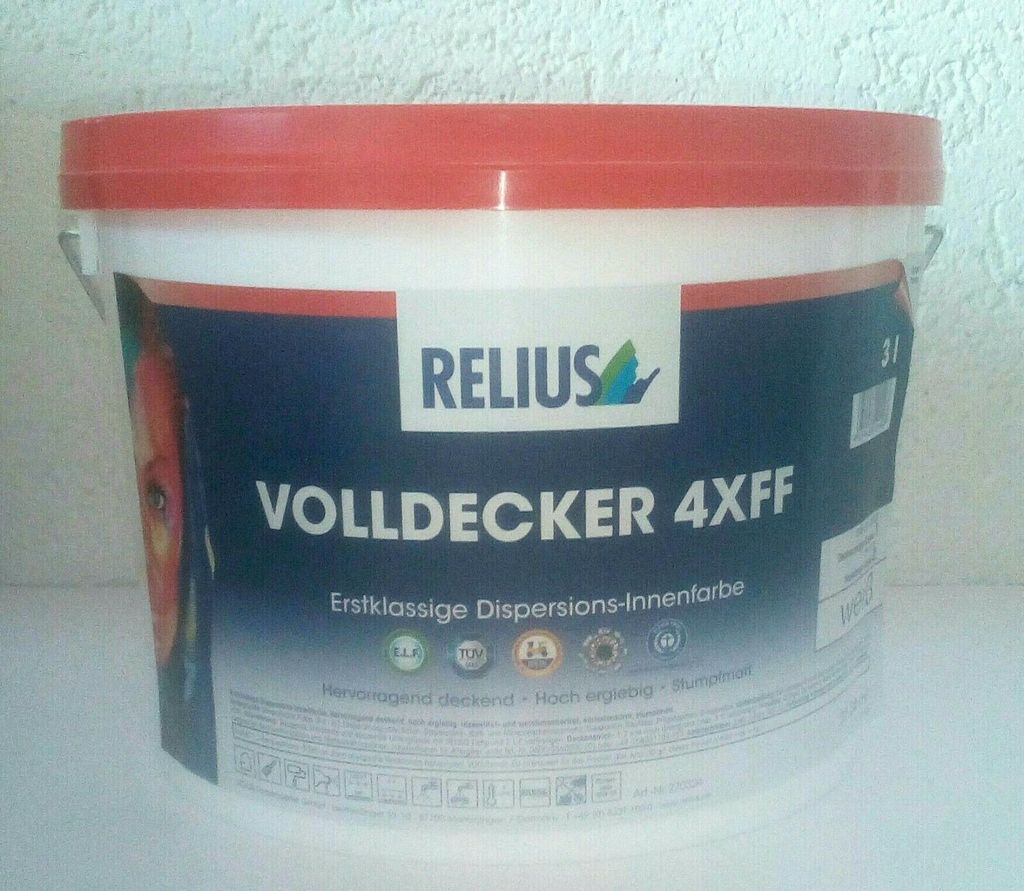 Relius Volldecker 4xff 3 Liter weiß