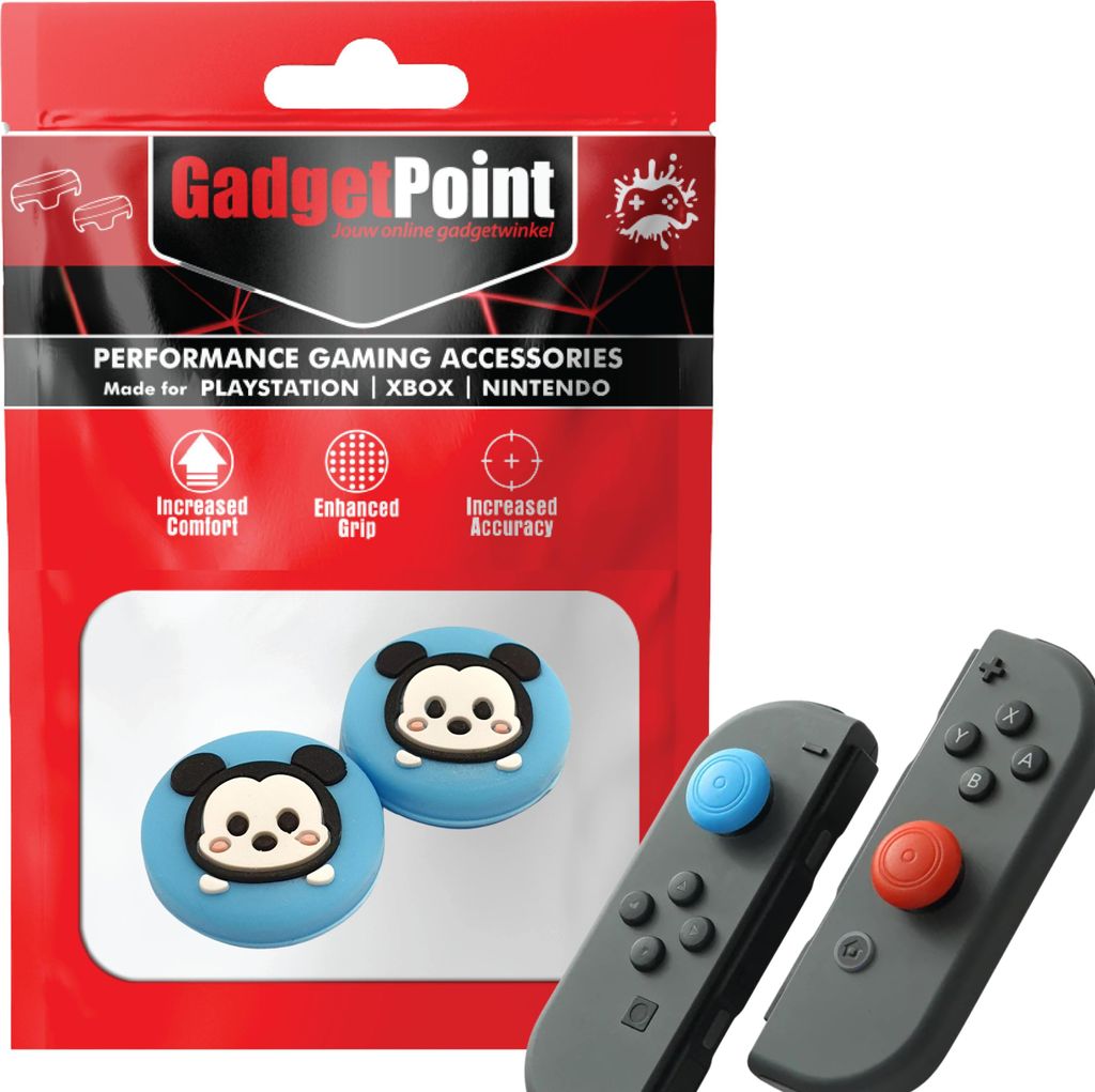 Thumbgrips - Thumb Grips voor Nintendo Switch Joy-Con Controllers - Gaming Thumbgrips - Performance Anti-Slip Thumbsticks - Bescherming Accessoires...