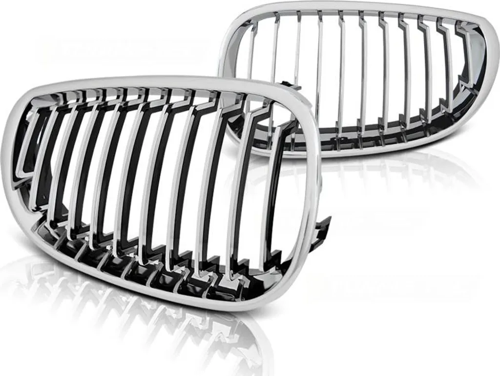 Calandre avant chromée pour BMW E60 et E61 double haricot de rechange