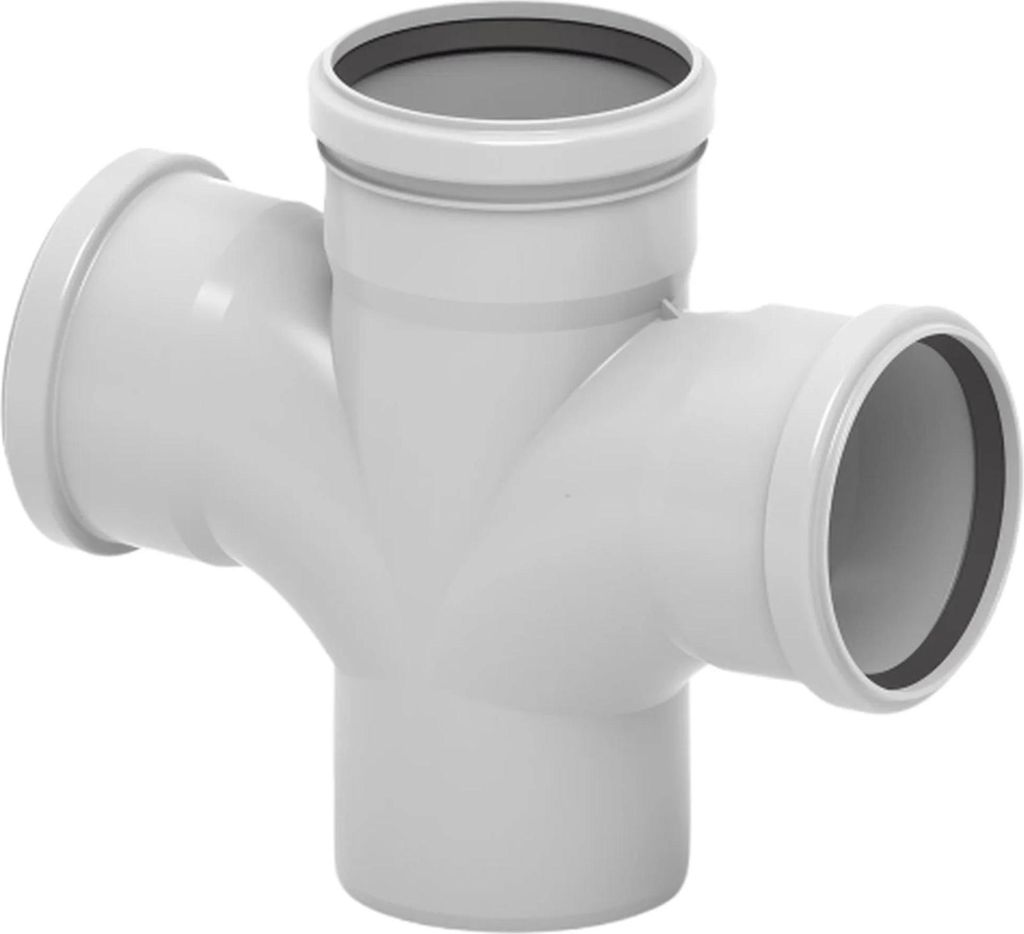 REHAU RAUSILENTO Raccordo doppio, DN 110, 110, 110, 87 Immagine del prodotto 