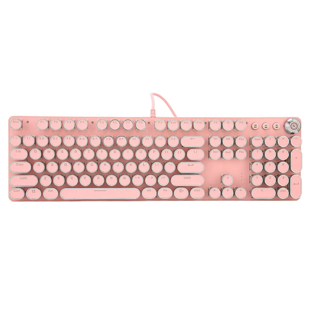 Clavier gamer mécanique bicolore haute performance à 104 touches pro