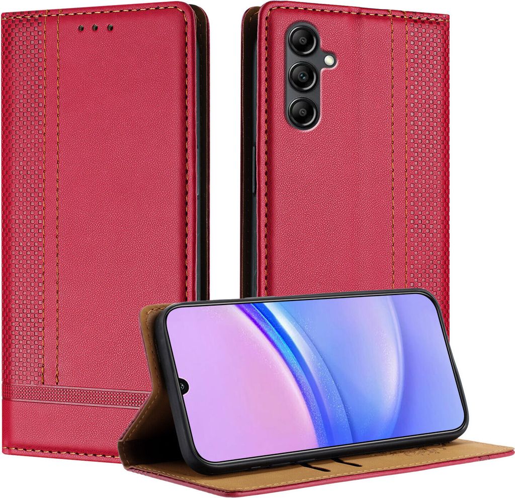 Handyhülle für Samsung Galaxy A25 5G Leder Flip Klappbare Produktbild 
