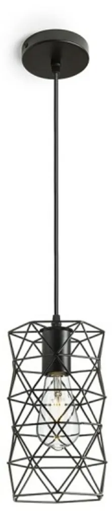 Suspension noire ILUSIA 230V LED E27 15W - Luminaire design chic