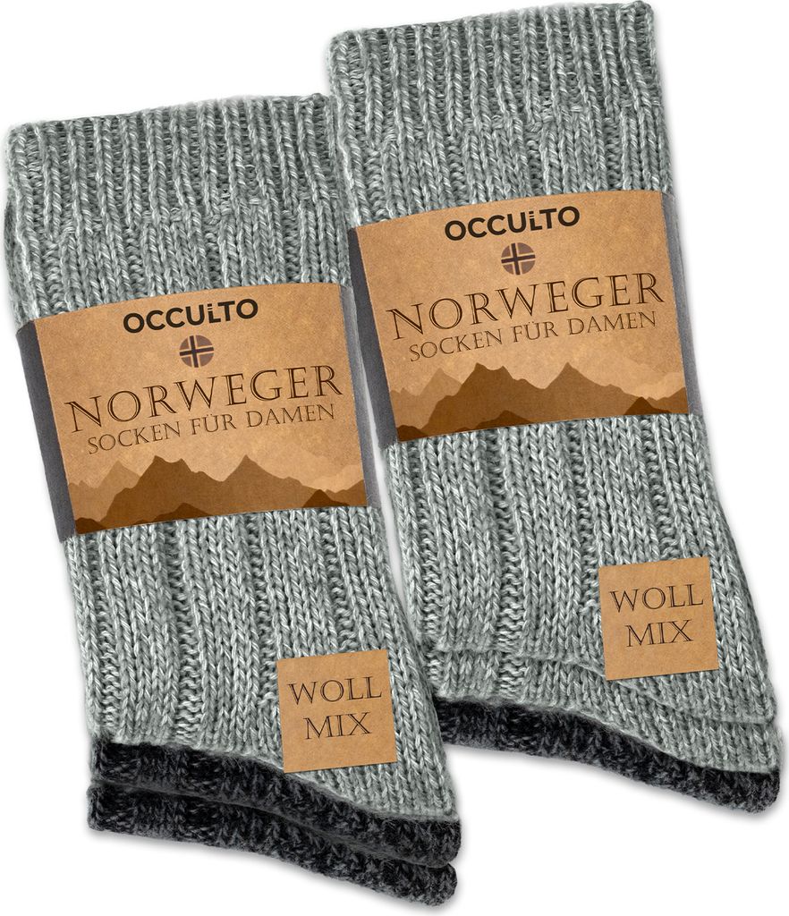 Occulto Damen Wollsocken 6er Pack (Modell: Gloria)