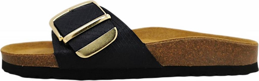 Jane Klain Damenschuhe Pantoletten Fußbett Schwarz Freizeit, Schuhgröße:37 EU