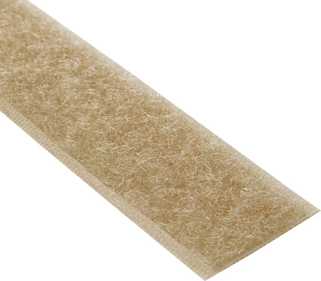 Bande auto-agrippante adhésive 20mm x 25m - Duo mâle et femelle blanc